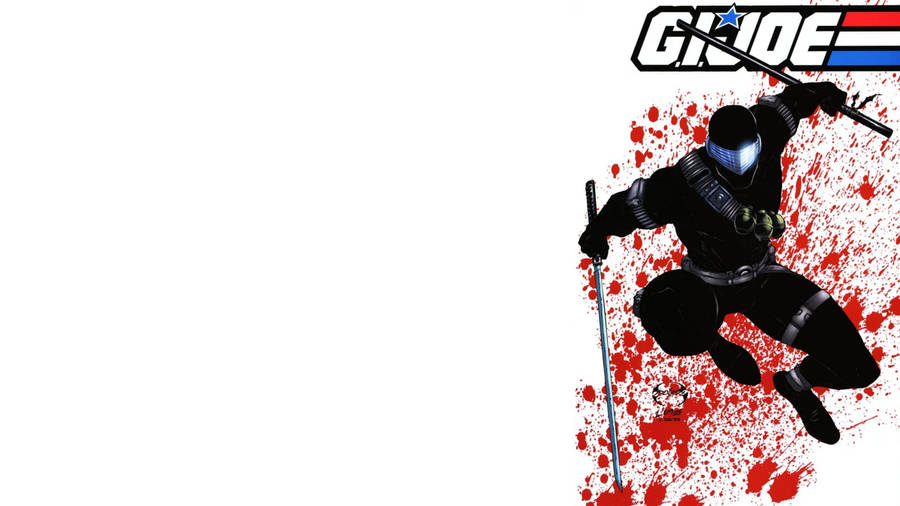 Snake Eyes Bloody Cover Wallpaper