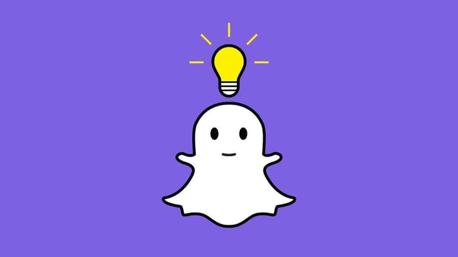 Snapchat Ghost Idea Illustration Wallpaper