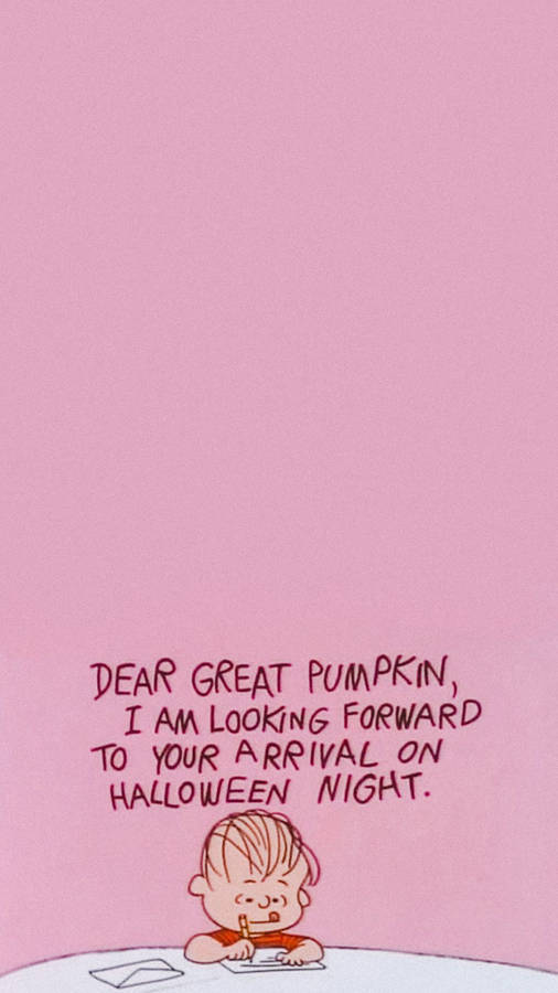 Snoopy Is Ready To Have A Spooky Good Time This Halloween! Wallpaper