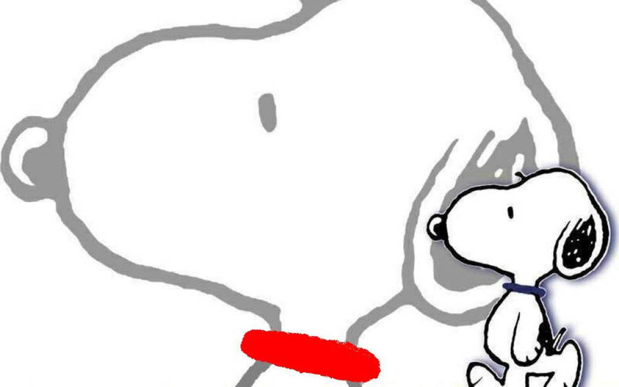 Snoopy Taking A Walk Wallpaper