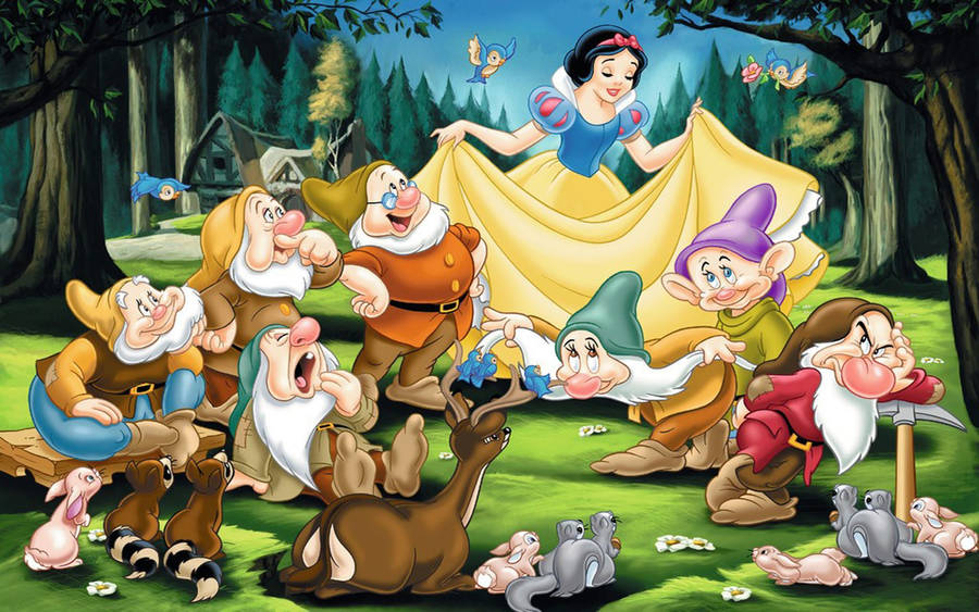 Snow White And The Seven Dwarfs Wallpaper