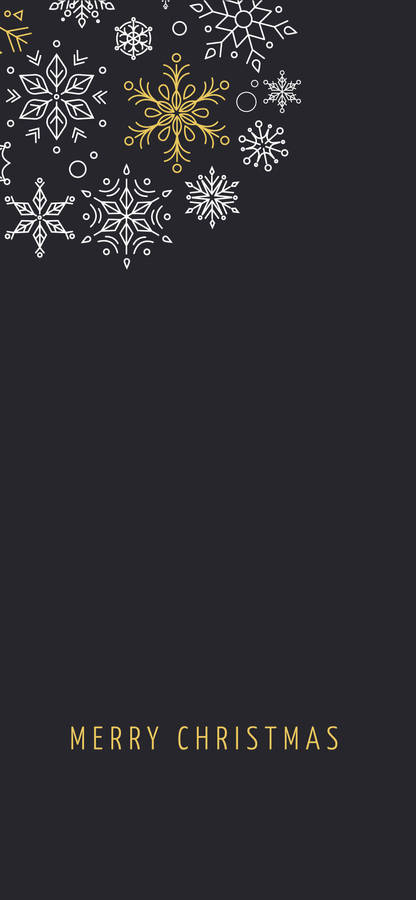 Snowflakes Aesthetic Christmas Iphone Wallpaper