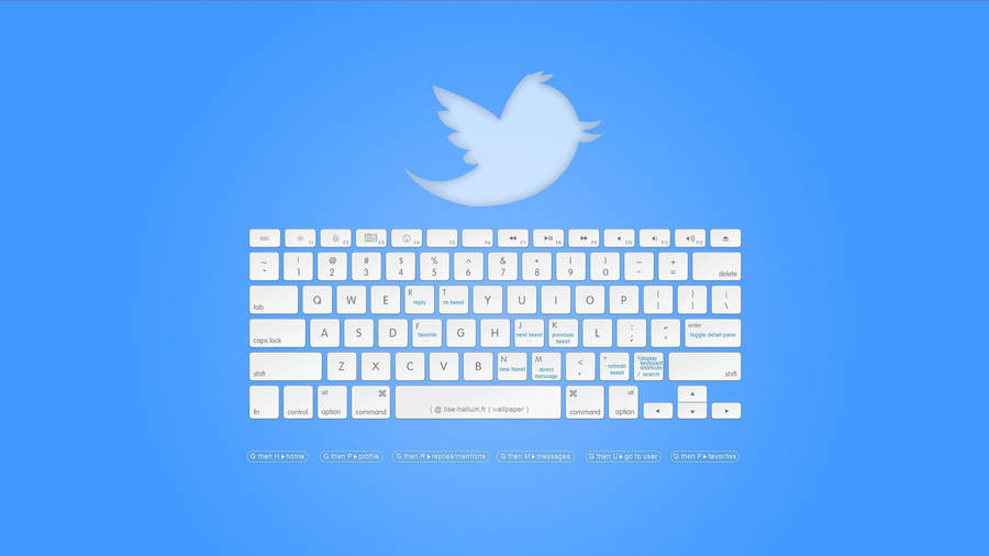 Social Media Twitter Keyboard Wallpaper