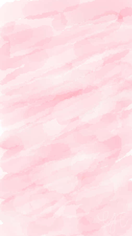Soft Pink Watercolor Wallpaper
