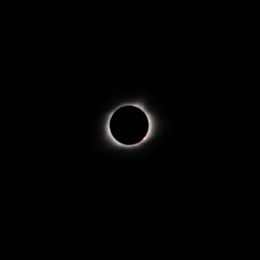 Solar Eclipse Aesthetic Dark Ipad Wallpaper