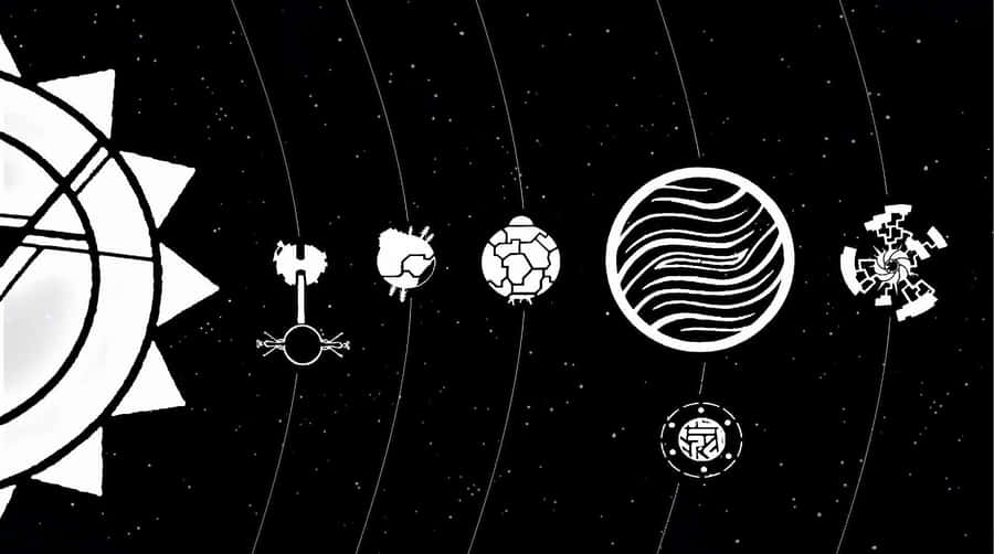 Solar System From Outer Wilds Wallpaper