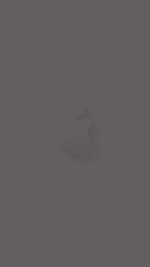 Solid Dark Grey Apple Logo Wallpaper