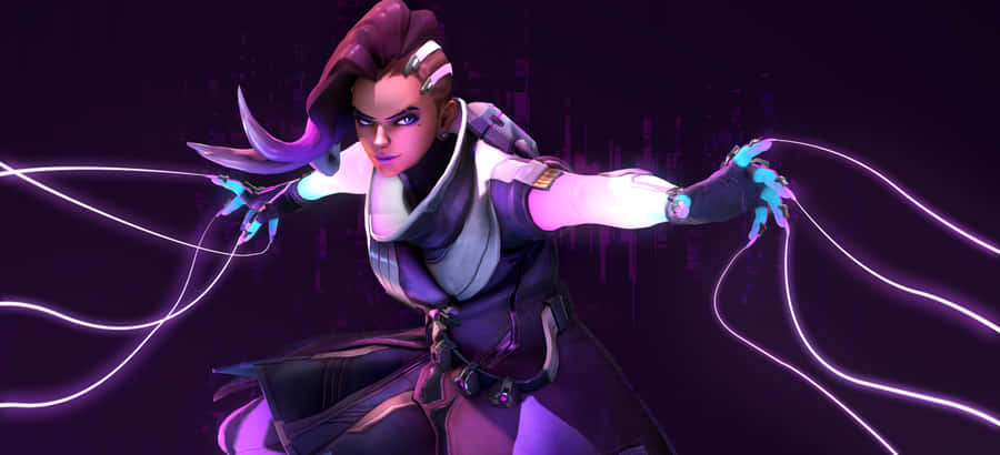 Sombra From Overwatch: Ready For Action Wallpaper