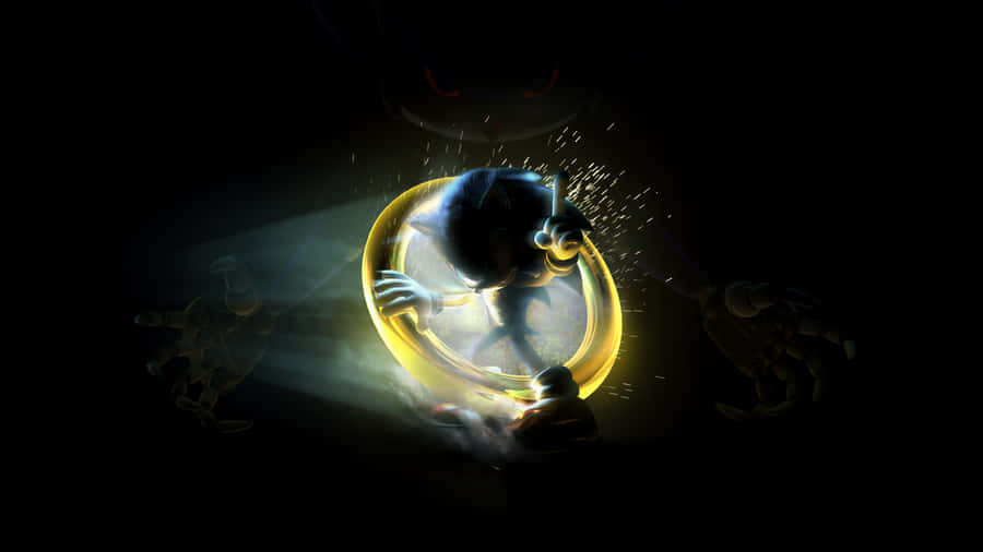 Sonic The Hedgehog Blasts Through A Colorful 4k Obstacle Wallpaper