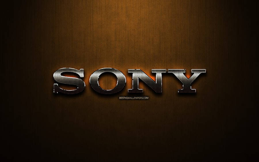 Sony Logo Orange Gradient Wallpaper