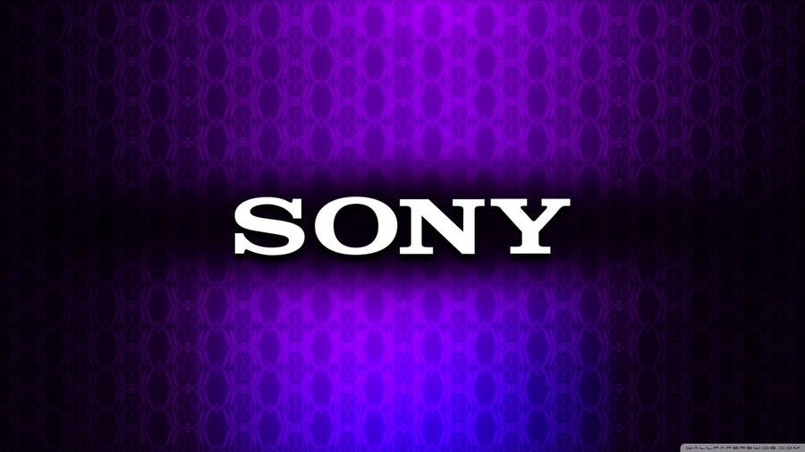 Sony Purple And Blue Wallpaper