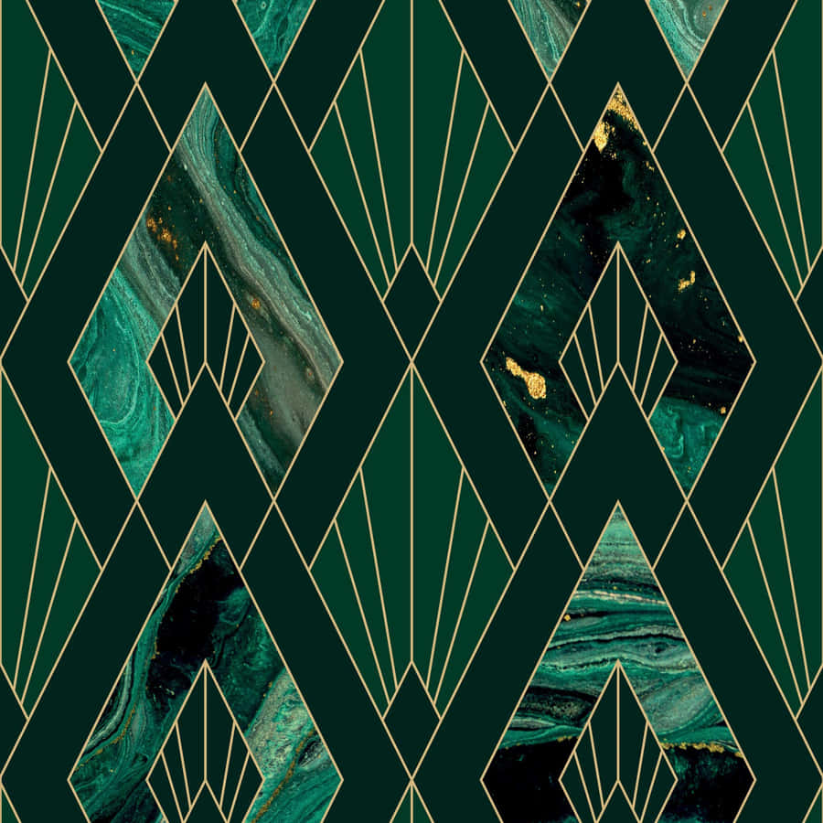 Sophisticated Art Deco Design Iphone Wallpaper