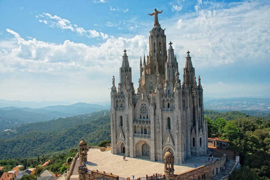 Spain Temple Del Sagrat Cor Wallpaper