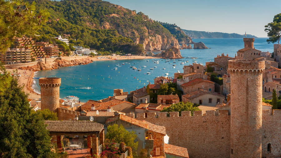 Spain Tossa De Mar Wallpaper