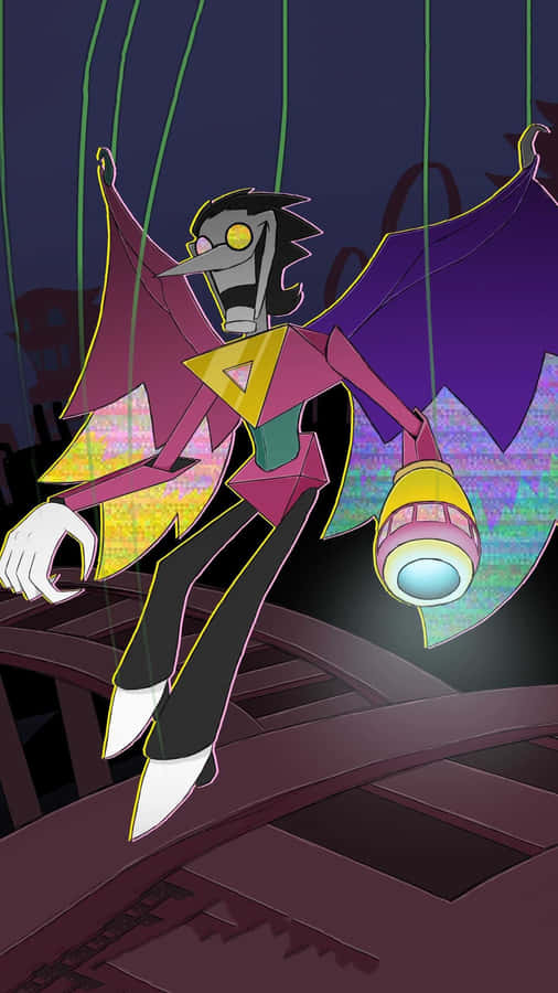 Spamton, The Enigmatic Salesmen From Deltarune Wallpaper