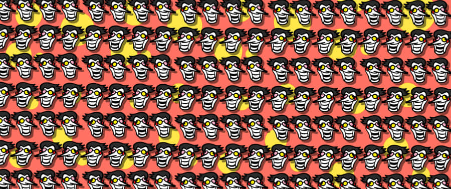 Spamton, The Mysterious Salesman In Black And White Wallpaper