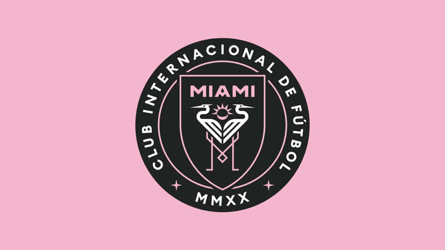 Spectacular Inter Miami Fc Official Logo Digital Art Wallpaper
