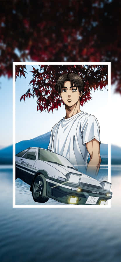 Speed Ahead With The Newest Initial D Phone! Wallpaper
