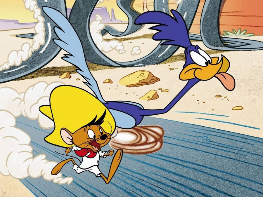 Speedy Gonzales And Road Runner Wallpaper