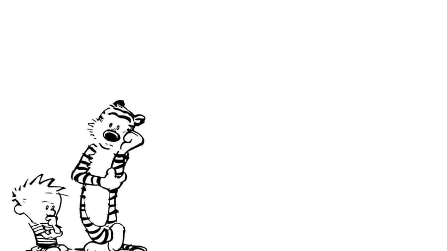 Spend The Day Outside With Calvin And Hobbes Wallpaper