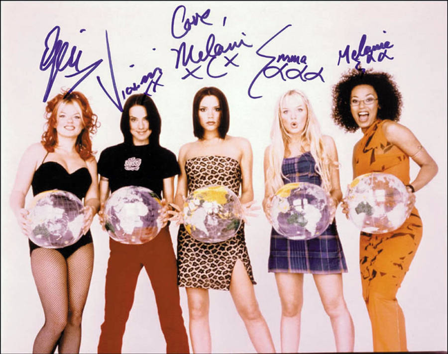 Spice Girls Signature Wallpaper
