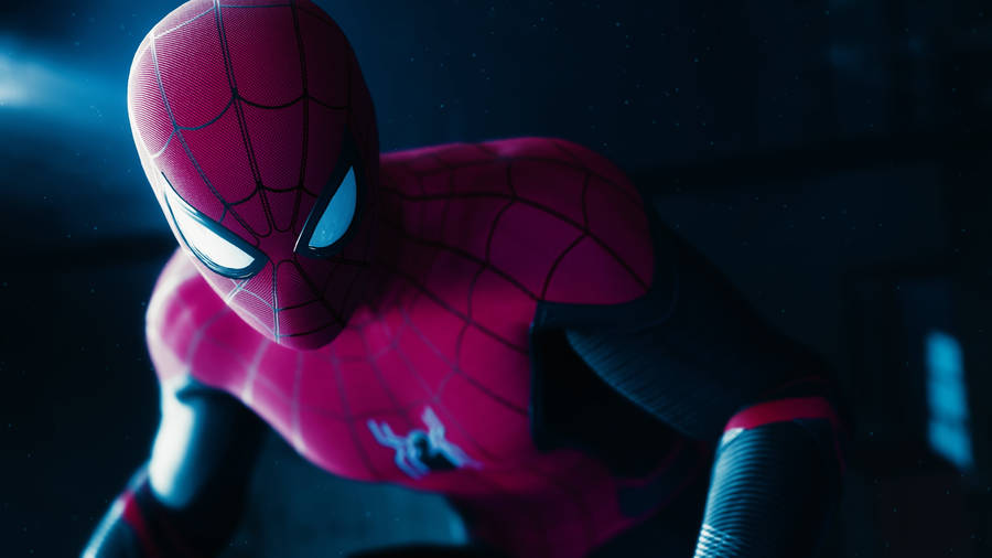 Spider Man Far From Home 2019 Dramatic Lighting Wallpaper