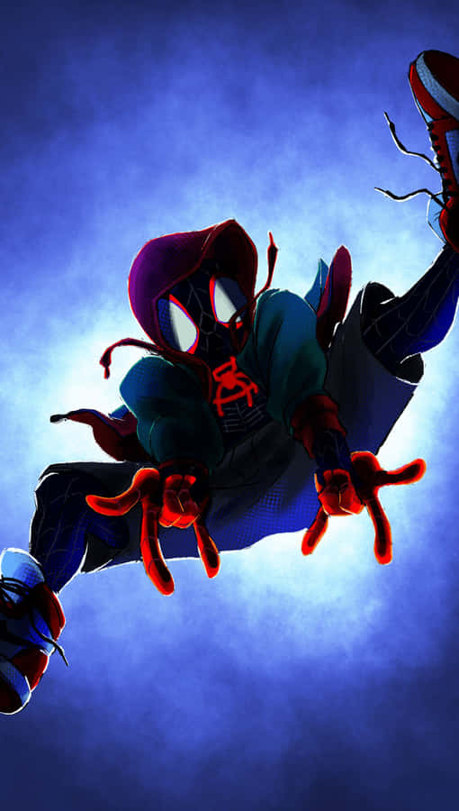 Spider-man: Into The Spider-verse 4k Purple Background Wallpaper