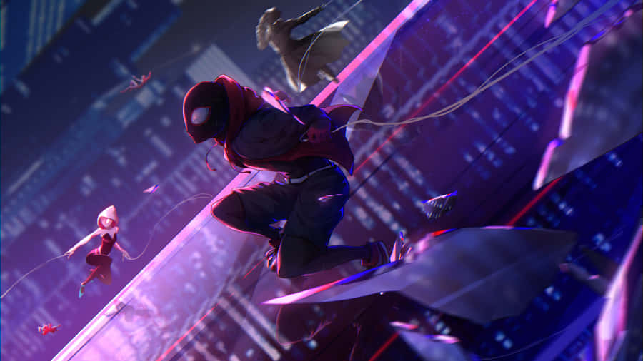 Spider Man Into The Spider-verse In 4k Resolution Wallpaper