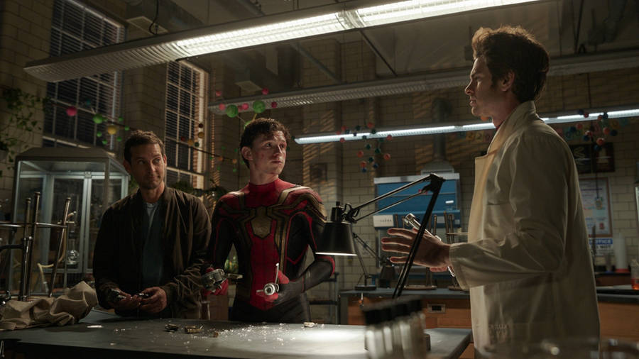 Spider Man Tobey, Tom And Andrew Wallpaper