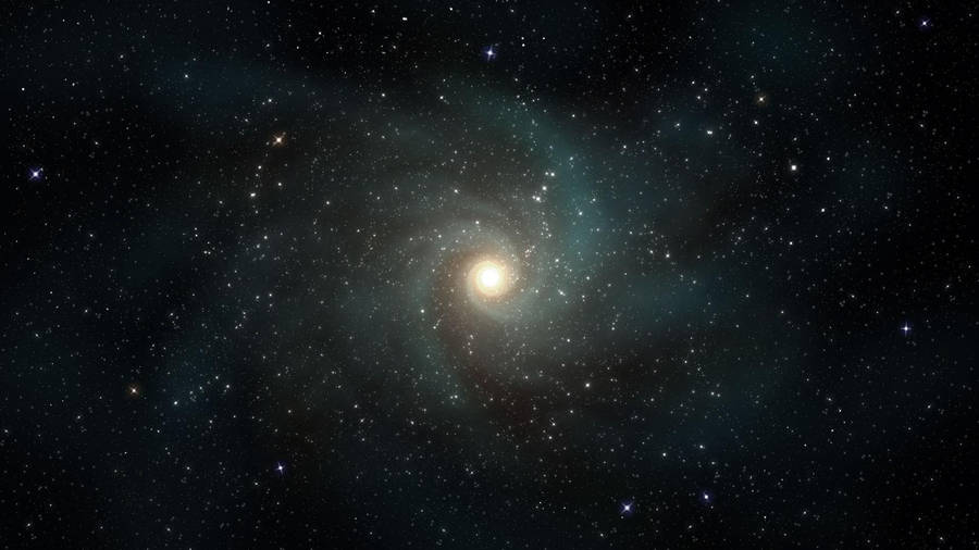 Spiral Galaxy In Universe Wallpaper