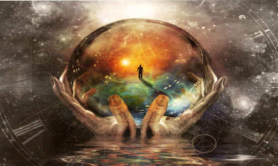 Spiritual Meditation Practice At Sunrise Wallpaper