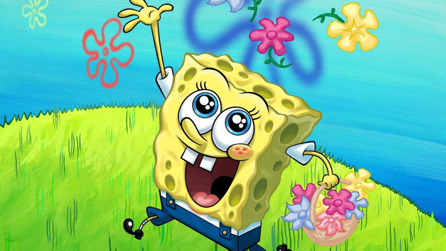 Spongebob Is Always Smiling! Wallpaper