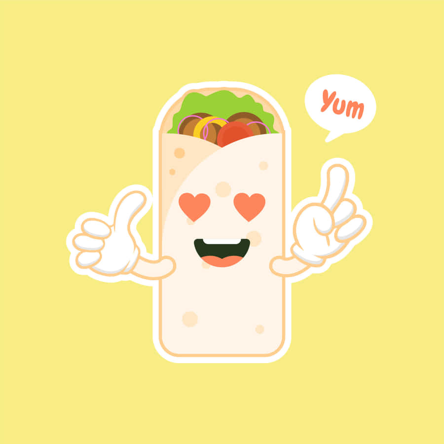 Spread Smiles With Kawaii Yellow Wallpaper