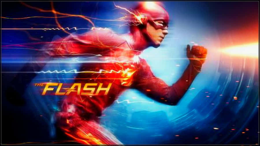 Sprint Of Light - The Flash In Action Wallpaper
