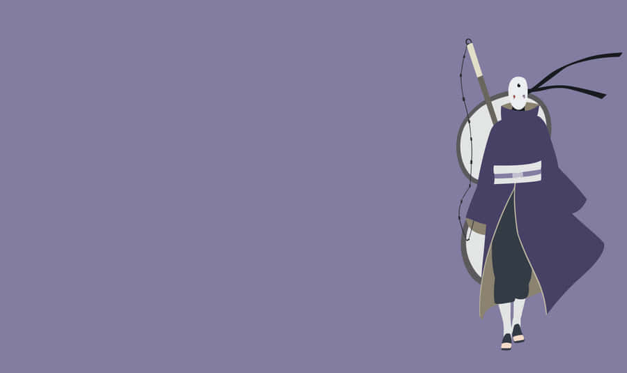 Stand As A Beacon Of Courage Just Like Obito Uchiha. Wallpaper