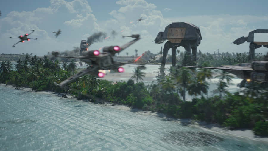 Star Wars Rogue One Battle Of Scarif Wallpaper