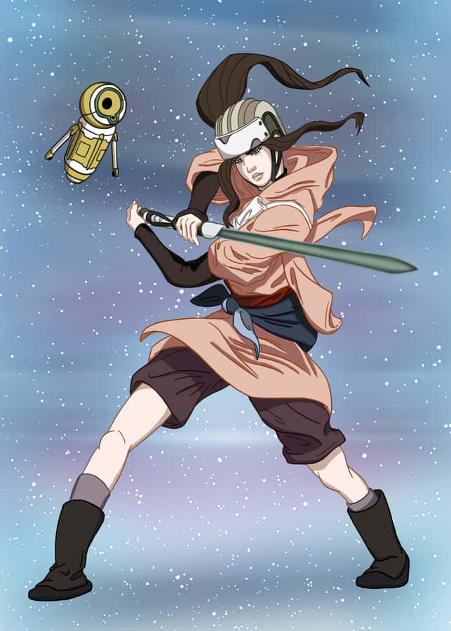 Star Wars Visions Samurai Jedi Wallpaper