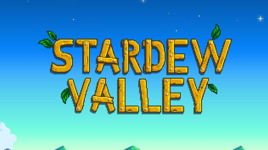 Stardew Valley Logo Wallpaper