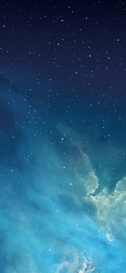 Starry Blue Sky Iphone Classic Wallpaper