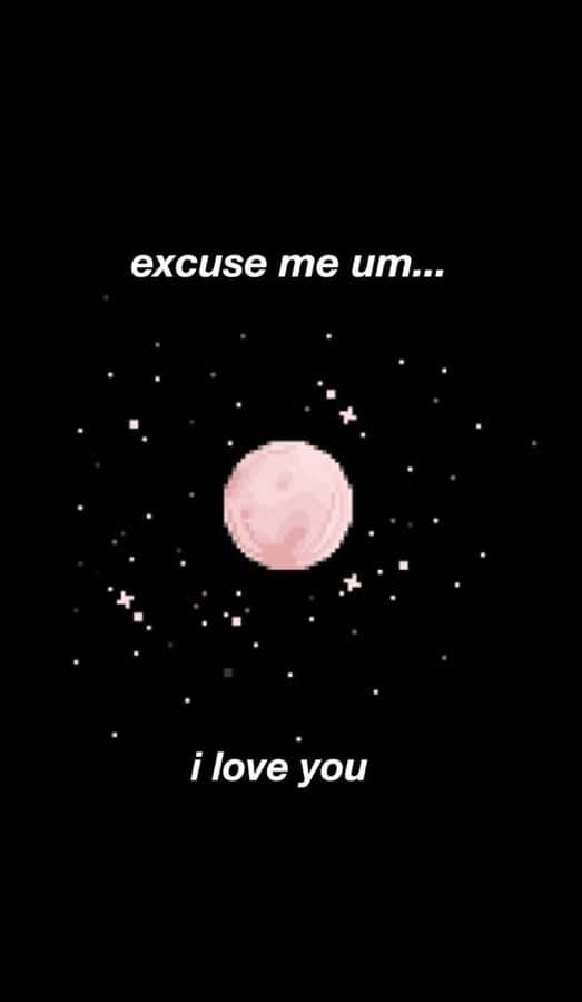 Starry Love Confession Wallpaper