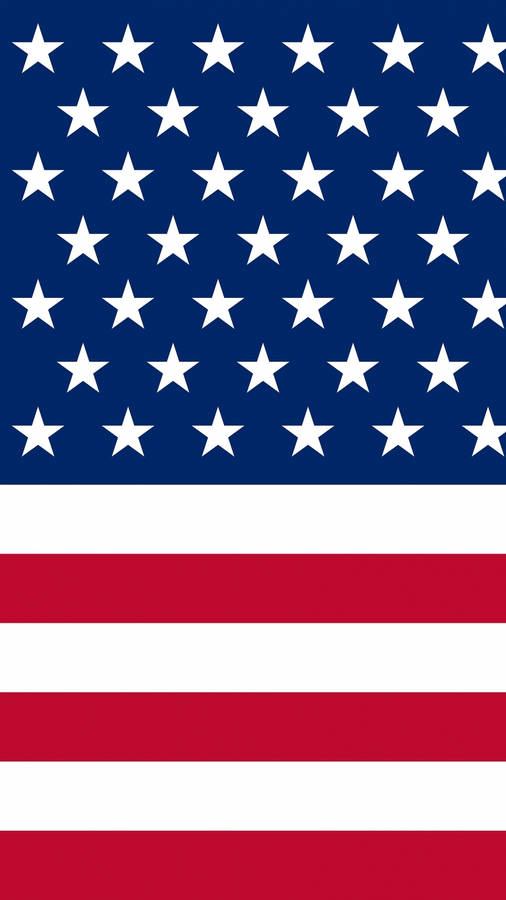 Stars And Stripes Of Flag Of America Iphone Wallpaper