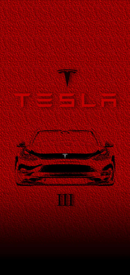 Stay Connected With Tesla's Innovative Iphone Wallpaper