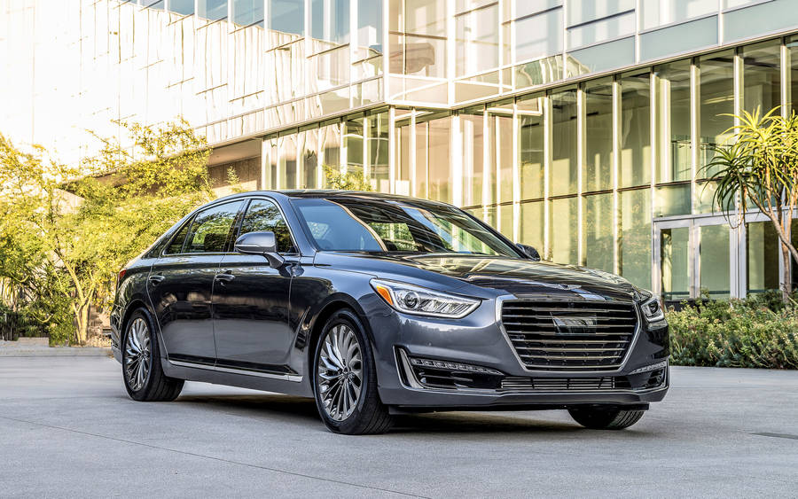 Steel Gray Genesis G90 Wallpaper