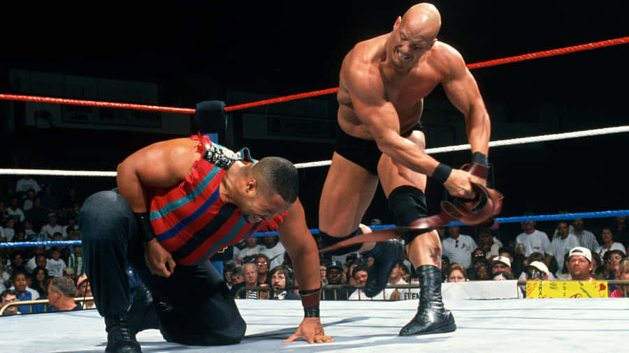 Steve Austin Stone Cold Savio Vega Fight Wallpaper