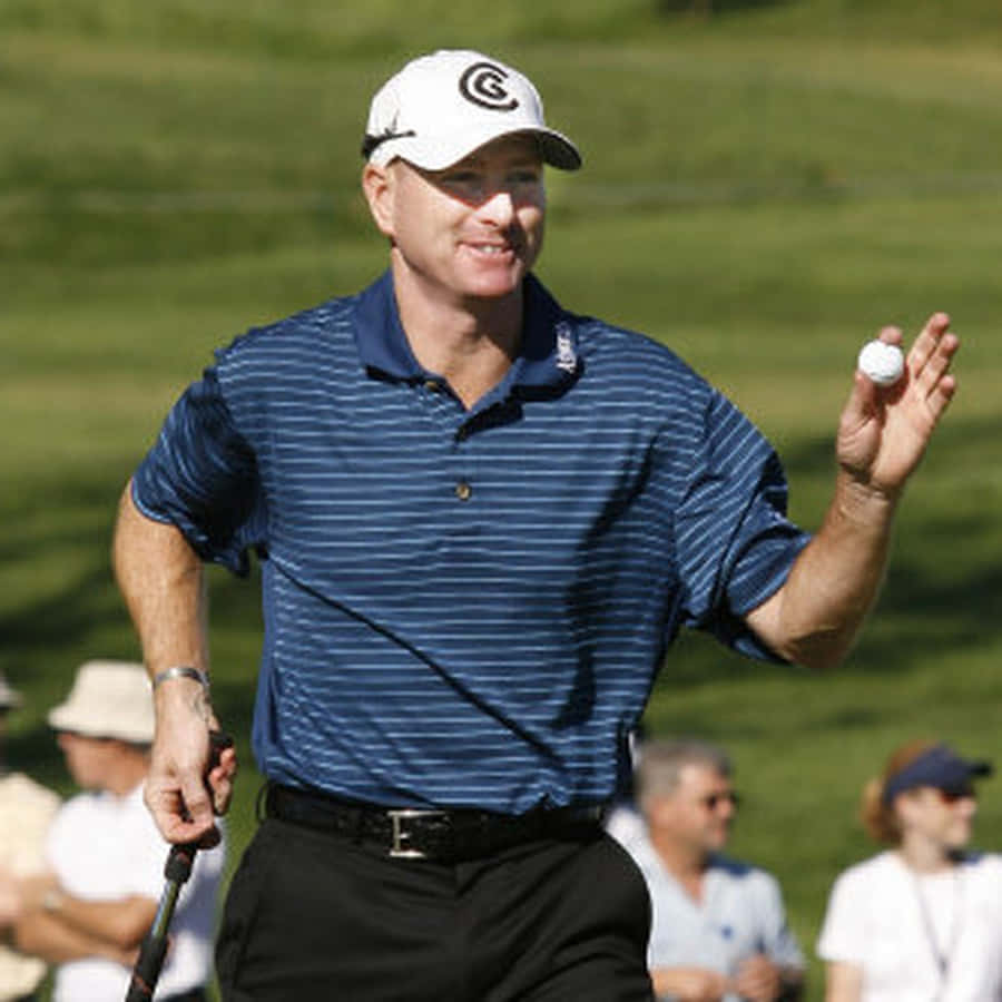 Steve Flesch Prepared For His Next Swing Wallpaper