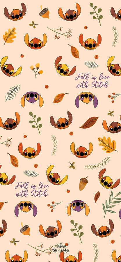 Stitch Steals The Show With His Halloween Costume At Lilo's Halloween Party Wallpaper