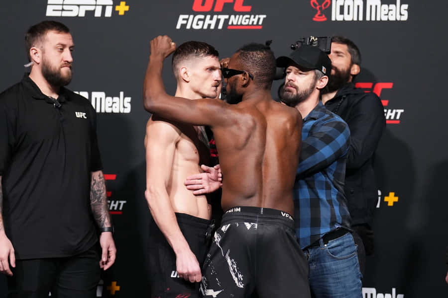 Stoic David Dvořák During Weigh-in Wallpaper