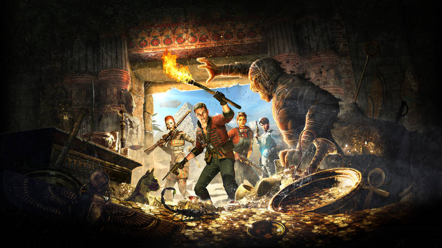 Strange Brigade Cave Of Treasures Wallpaper