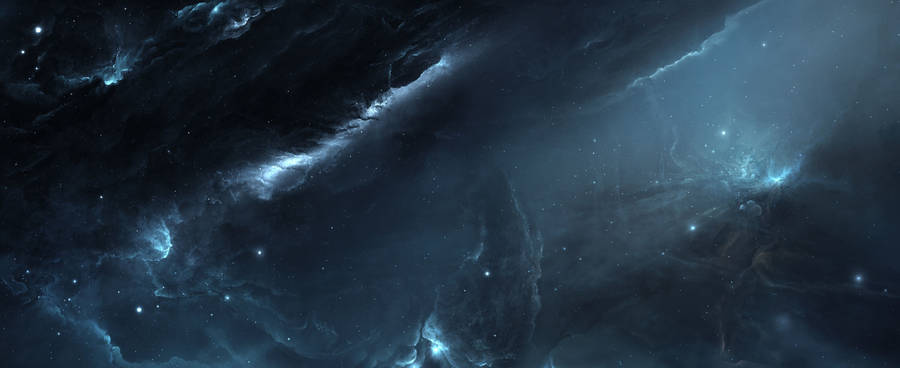 Striking Digital Illustration Of Cold Loneliness Wallpaper