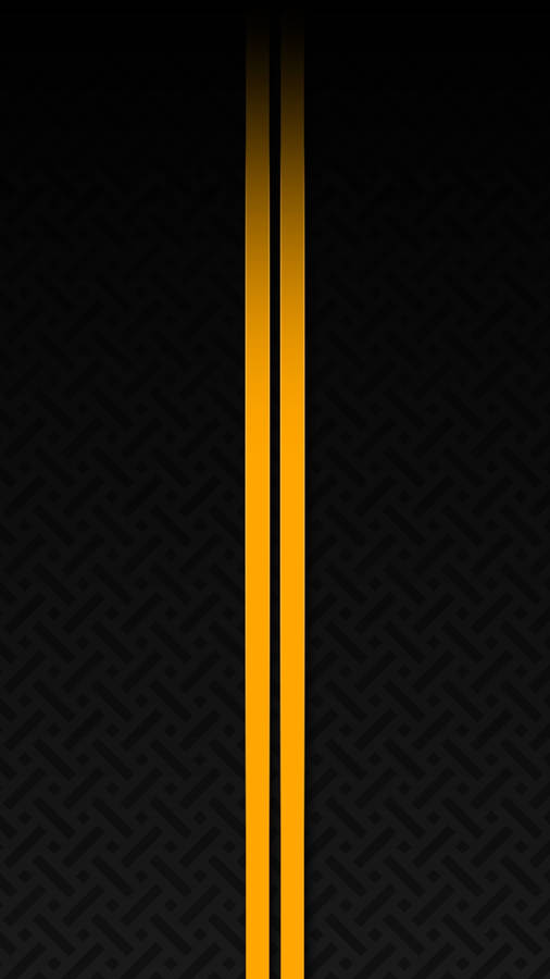 Striking Yellow Lines - An Artistic Render For Redmi Note 9 Punch Hole Wallpaper